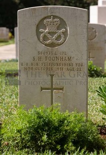 BEIRUT WAR CEMETERY - BOONHAM, SAMUEL HENRY